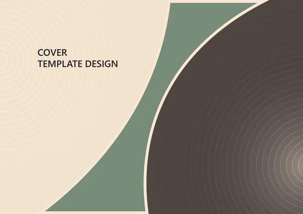 Fondo Abstracto Con Formas Coloridas Cortadas Papel Diseño Corporativo Plantilla — Archivo Imágenes Vectoriales