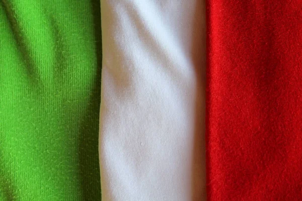 Італійський Прапор Зелений Білий Червоний — стокове фото