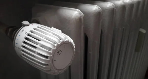Válvulas Termostáticas Para Calefacción Doméstica — Foto de Stock