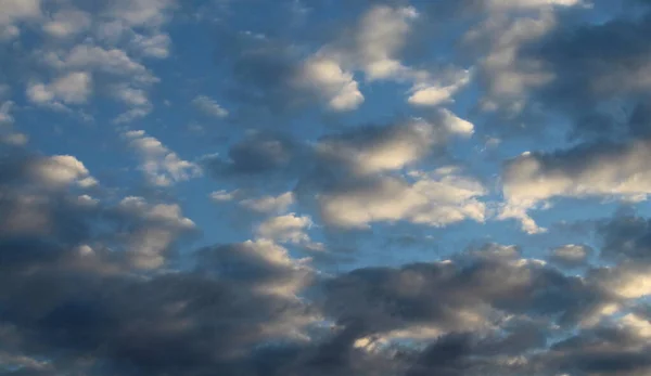 Cielo Nuvole Una Giornata Invernale — Foto Stock