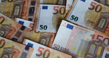 50 Euro banknotlar - zenginlik