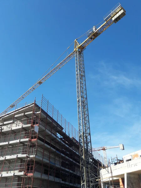 Arbeiten Auf Der Baustelle Frühjahr — Stockfoto