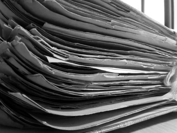 Vecchi Documenti Depositati Ufficio Affari — Foto Stock