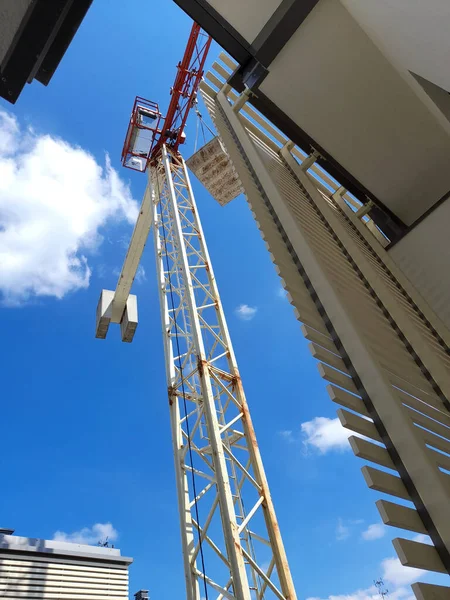 Werkzaamheden Bouwplaats Het Voorjaar — Stockfoto