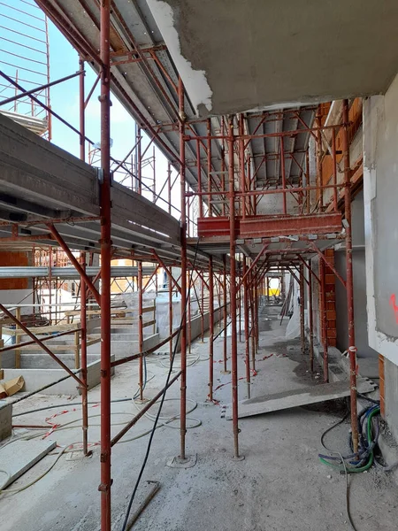 Lavori Corso Sul Cantiere — Foto Stock