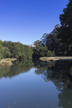 Galiçya, İspanya 'da Pontevedra şehrinde nehir