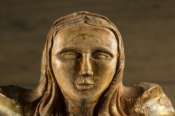 Religious wood carving