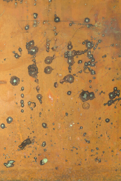 Oxidized copper plate