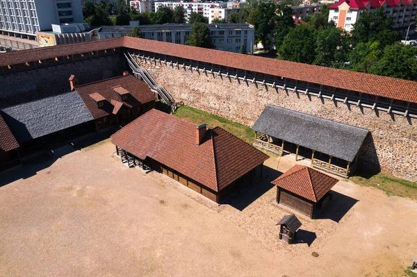 Vista Panorámica Del Castillo Medieval Lida Lida Bielorrusia Castillos Europa — Foto de Stock