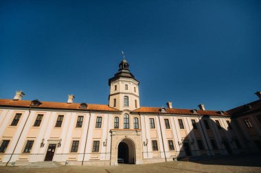Nesvizh 'deki ortaçağ kalesi, Minsk bölgesi, Belarus. Nesvizh kalesi..