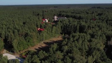 11 Ağustos 2020 Grodno bölgesindeki Ozerny Sanatoryumunun en iyi manzarası.