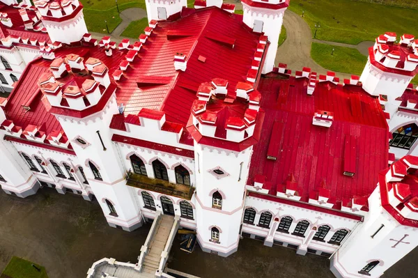 Palacio Puslovsky Castillo Otoño Kossovsky Bielorrusia — Foto de Stock