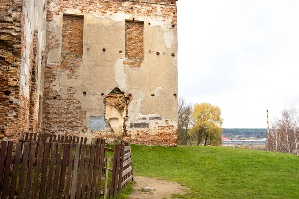 Palacio Ruzhansky Las Ruinas Fachada Edificio Abandonado Ruinas Antiguo Castillo — Foto de Stock