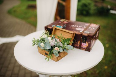 Nikah töreninde takı kutusunda alyans vardı..