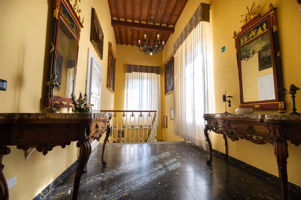 Octubre 2018 Interior Dentro Villa Graziani Cerca Ciudad Vada Región — Foto de Stock
