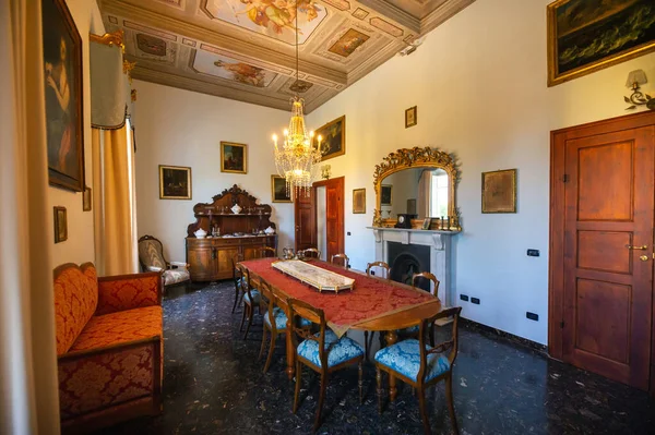 Жовтня 2018 Interior Villa Graziani Town Vada Tuscan Region Tuscany — стокове фото