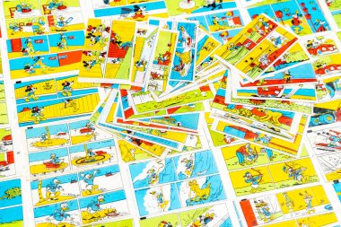 28 Mart 2021, Minsk.Belarus. Donald 'ın sakız ekleme yerleri fotoğraflanmış..