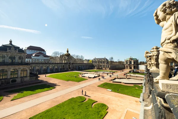 Famoso Palacio Barroco Zwinger Dresde Sajonia Alemania —  Fotos de Stock