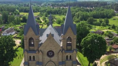 Catholic Church of St. Dominic and St. Mary the Virgin in Rakov.Belarus