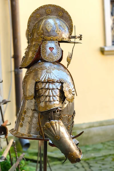 Ancient Knight Helmet Armor Medieval Concept — Stock Photo, Image