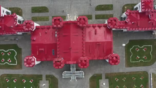 Der Puslovsky Palast Sommerschloss Kossovsky Weißrussland — Stockvideo