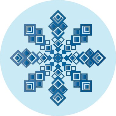 Kış için kar taneleri tasarımı. Noel tasarım vektörü. Yeni yıl. Kış kar taneleri. Vektör illüstrasyonu