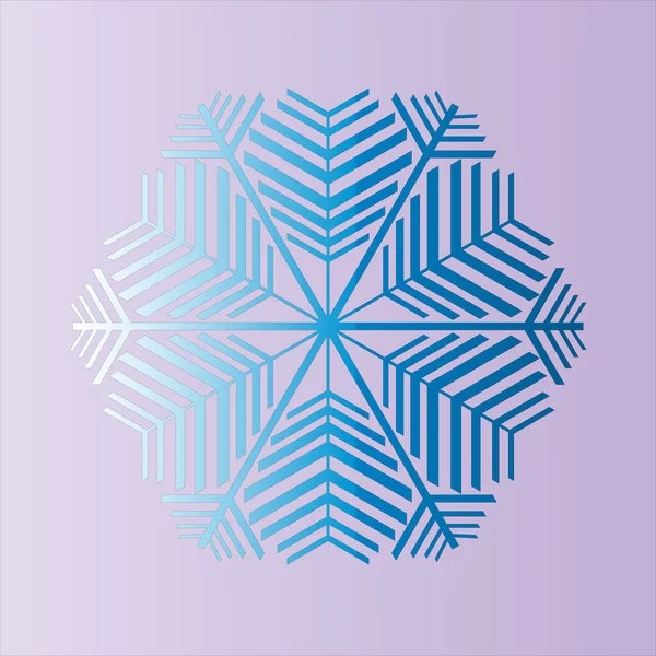 Schneeflocken Design Für Den Winter Weihnachten Design Hintergrund Vektor Neujahr — Stockfoto