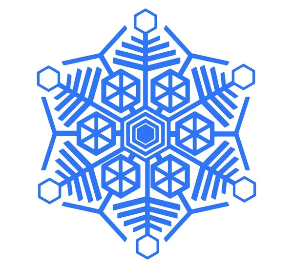 Desenho Flocos Neve Para Inverno Fundo Design Natal Ano Novo — Fotografia de Stock