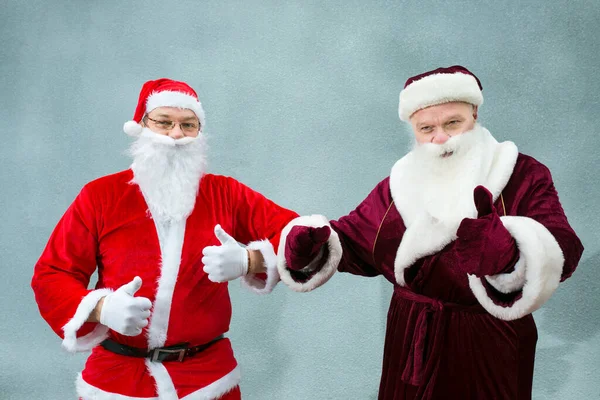 Rusya Dan Ded Moroz Noel Baba Tanıştı Noel Baba Nın — Stok fotoğraf