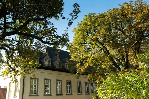 Bamberg Baviera Alemania 2016 Ciudad Vieja Bamberg Calle Histórica Vista —  Fotos de Stock