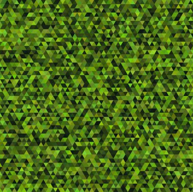 Değişik yeşil, sarı ve siyah tonlarda arkaplan. Vektör çokgen bir şekilde yapılır. Çay arkaplanı etiketi için boş.