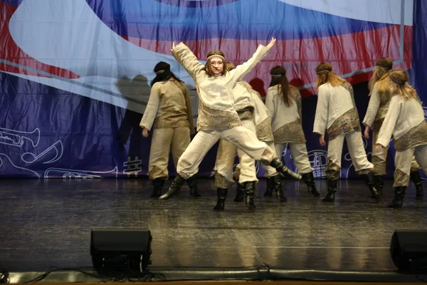 Konserthuset Cosmos Moskva Ryssland 2018 Internationell Tävlingsfestival För Kreativa Team — Stockfoto