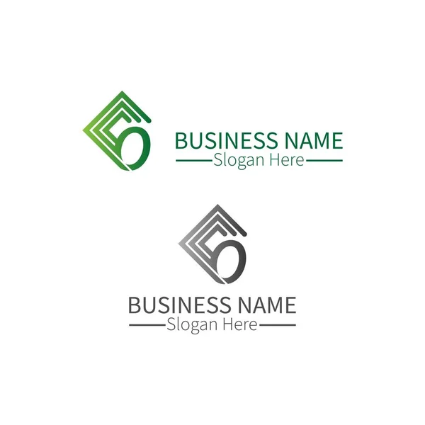 Letter Square Logo Icon Concept Design — Stock Vector
