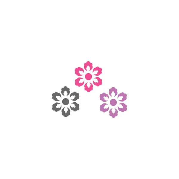 Fiore Icona Logo Creativo Design Vettoriale — Vettoriale Stock