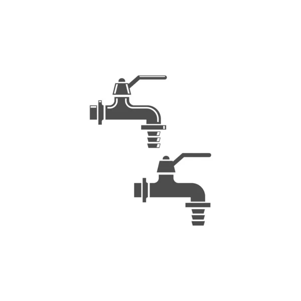 Torneira Torneira Spigot Modelo Design Ícone — Vetor de Stock