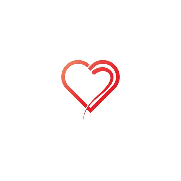 Design Vorlage Für Das Logo Von Heart Care — Stockvektor