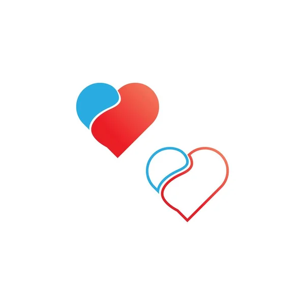 Design Vorlage Für Das Logo Von Heart Care — Stockvektor