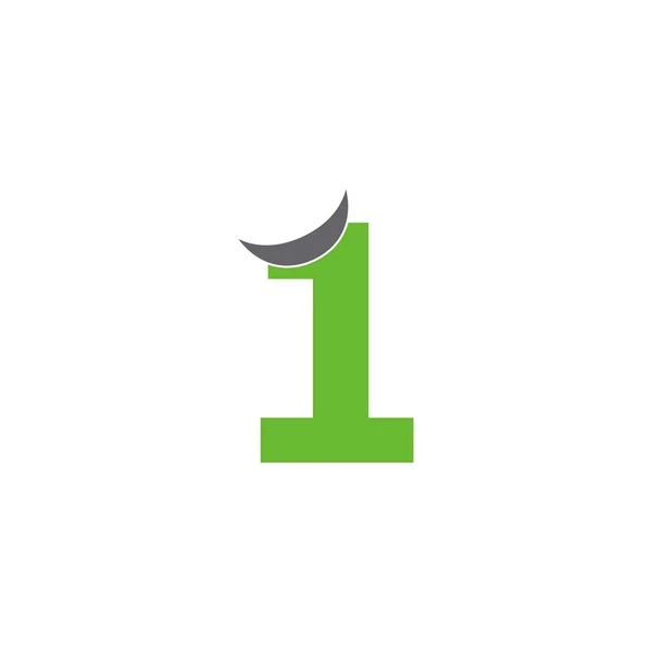 Illustrazione Del Concetto Icona Logo Numero — Vettoriale Stock
