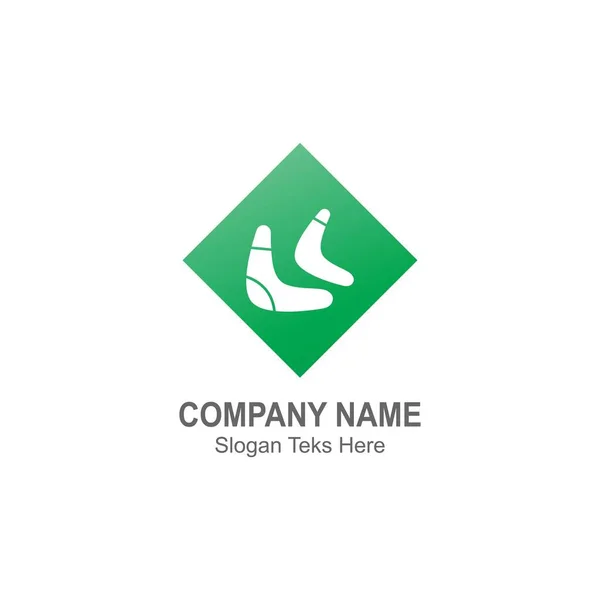 Boomerang Logo Pictogram Illustratie Vector Plat Ontwerp — Stockvector