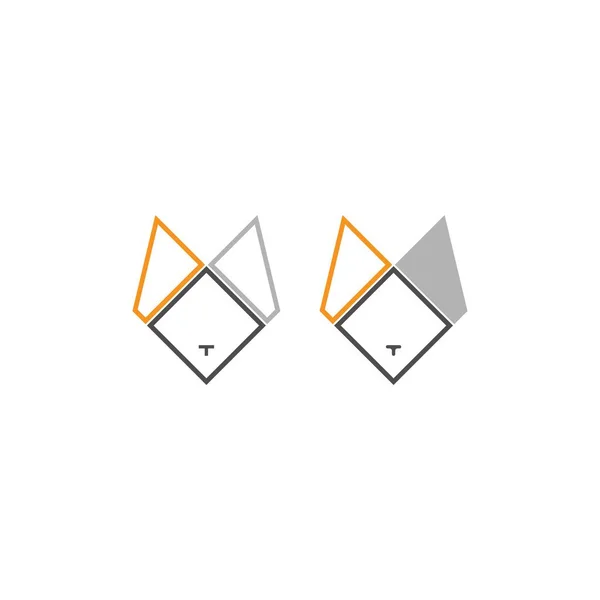 Дизайн Логотипу Значка Кішки Векторний Шаблон — стоковий вектор