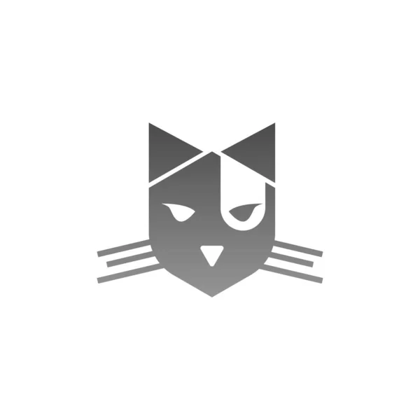 Modelo Vetor Ilustração Design Logotipo Ícone Gato —  Vetores de Stock