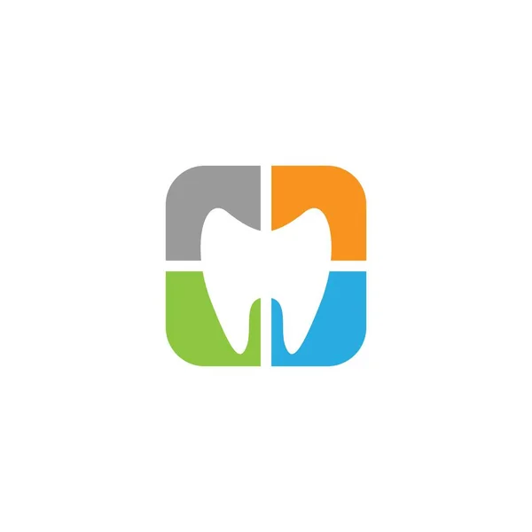 Diseño Ilustración Vectores Plantilla Icono Logotipo Dental — Vector de stock