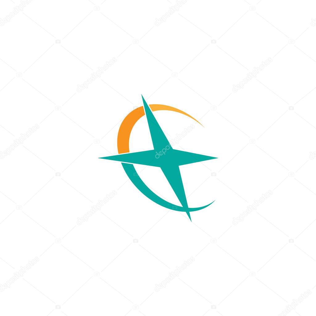 Compass Logo Template vector icon illustration design