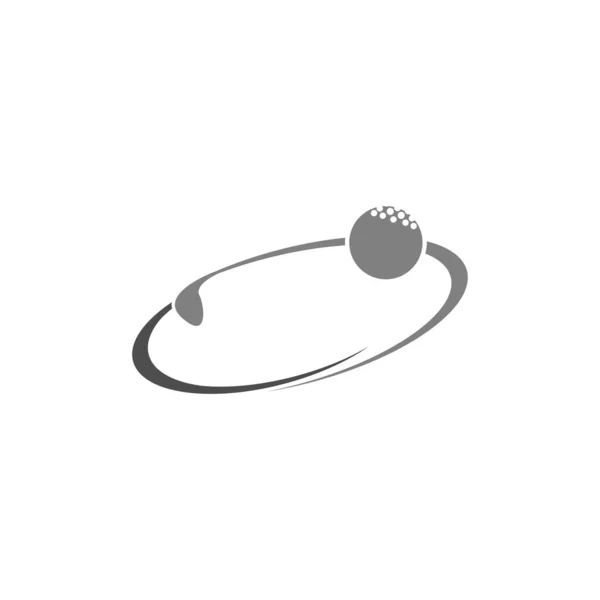 Шаблон Значка Логотипу Гольфу Креативний Дизайн Ілюстрація Вектор — стоковий вектор