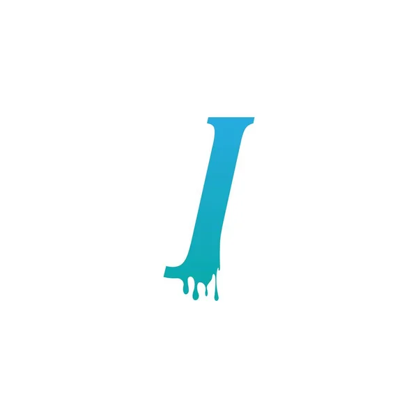 Harf Simgesi Logo Tasarım Şablonu Vektörü Eritiliyor — Stok Vektör