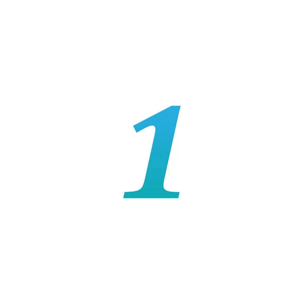 Fusione Numero Icona Logo Modello Vettoriale — Vettoriale Stock
