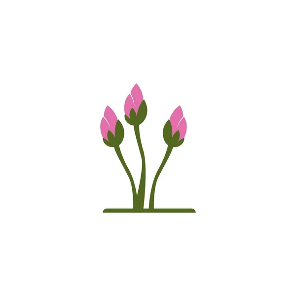 Beauty Lotus Цветы Логотип Иконки Вектор Дизайна Шаблона — стоковый вектор