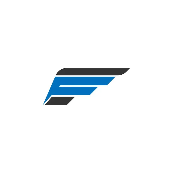 Wing Logo Icon Symbol Design Template Vector Illustration — Stock Vector