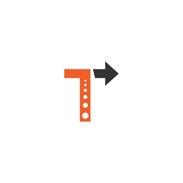 Логотип Літери Стрілочками Векторний Шаблон Дизайну — стоковий вектор