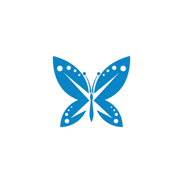 Концепция Дизайна Логотипа Бабочки Вектор Иллюстрации — стоковый вектор